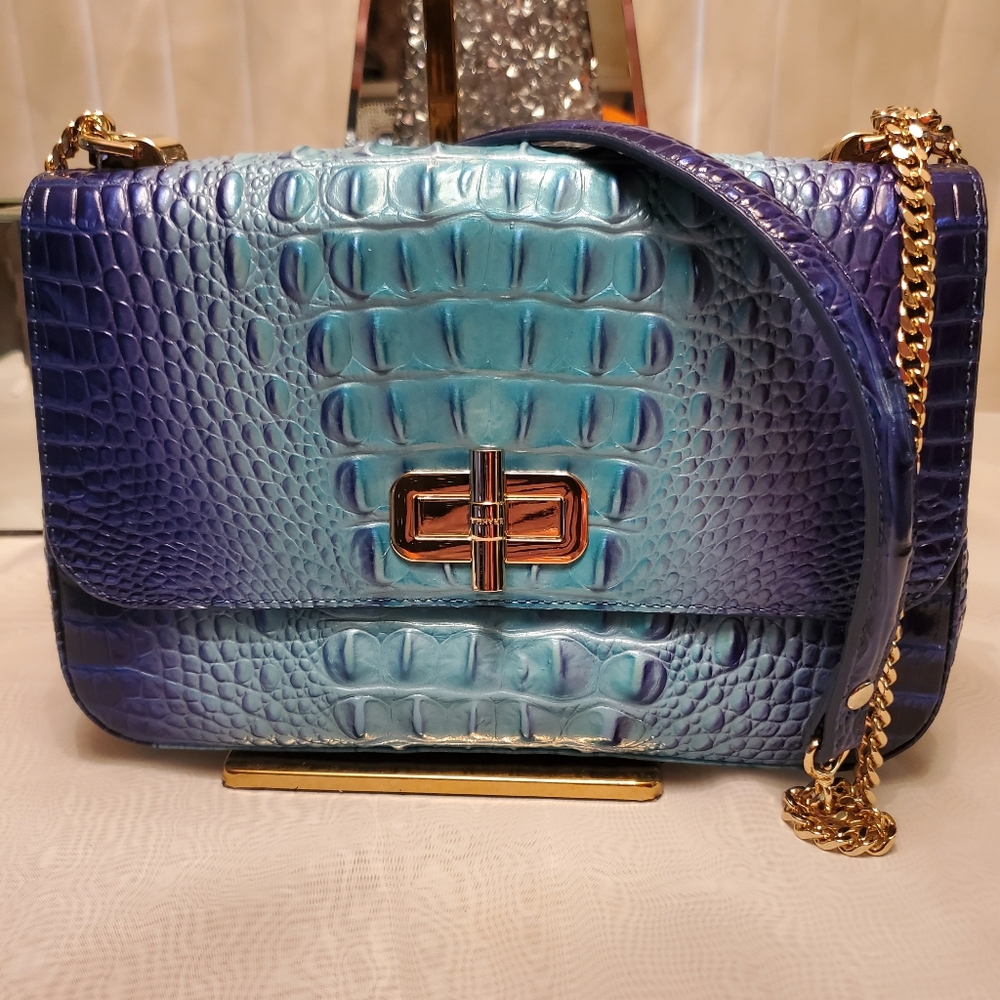 🦋BRAHMIN AFFINITY OMBRE ROSALIE CROSSBODY/ SHOULDER BAG    BRAND NEW  DUSTBAG